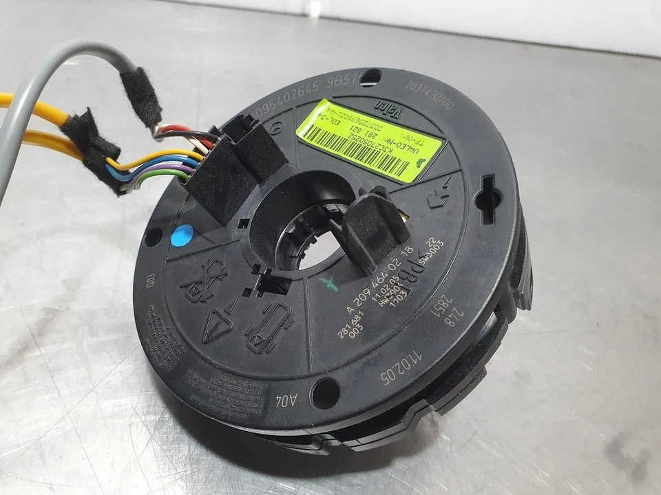 MERCEDES CLK AIRBAG MODULE/SENSOR CLOCKSPRING, A209, CABRIO, NON AMG TYPE, 06/03 - Image 4 of 4