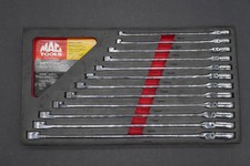 Mac Tools Ratcheting Wrench Set Double Box Flex Head Metric Xl 12-pc Srdbl1212pt