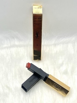YSL Rouge Pur Couture The Slim 33 ORANGE DESIRE Lipstick BNIB Yves Saint Laurent