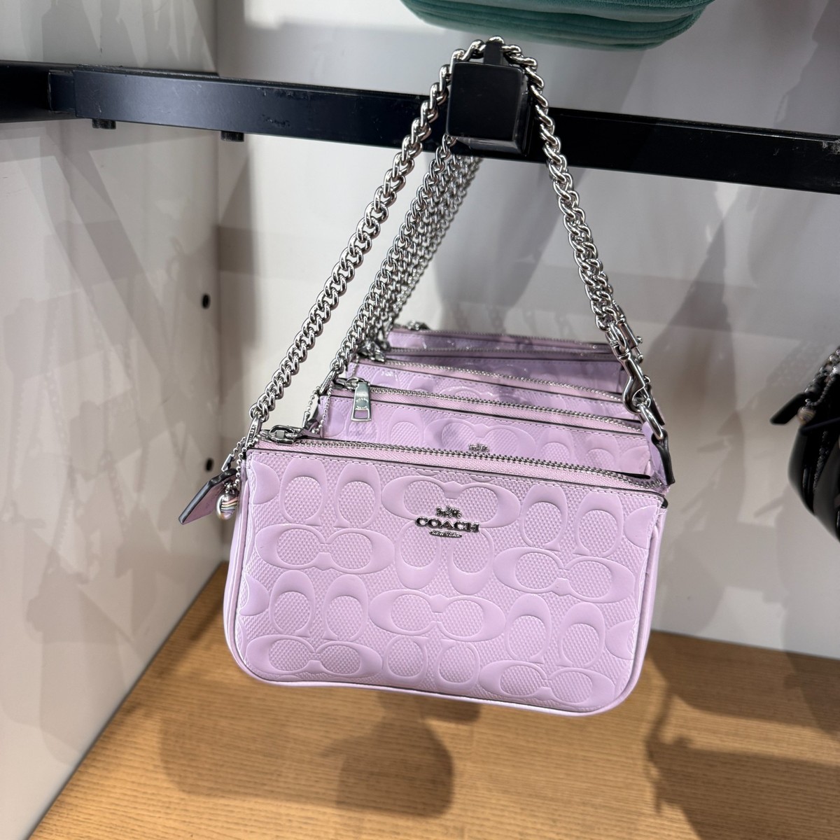 Coach Nolita 19 In Signature Leather With Heart Charm CCZ27 | eBay