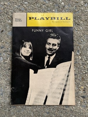 1964 Funny Girl Playbill + 3 Opening Week Tickets Barbra Streisand Broadway