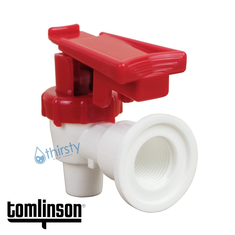 Sunbeam Water COOLER Spigot Faucet Dispenser Valve RED Tomlinson Safety