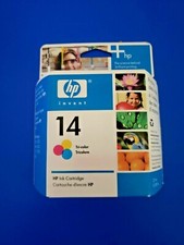 Sealed Box Genuine HP Ink Cartridge 14 Tri-Color