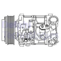 Delphi Kompressor Klimaanlage Passend FüR BMW 5Er Touring F11 3Er F31 E91
