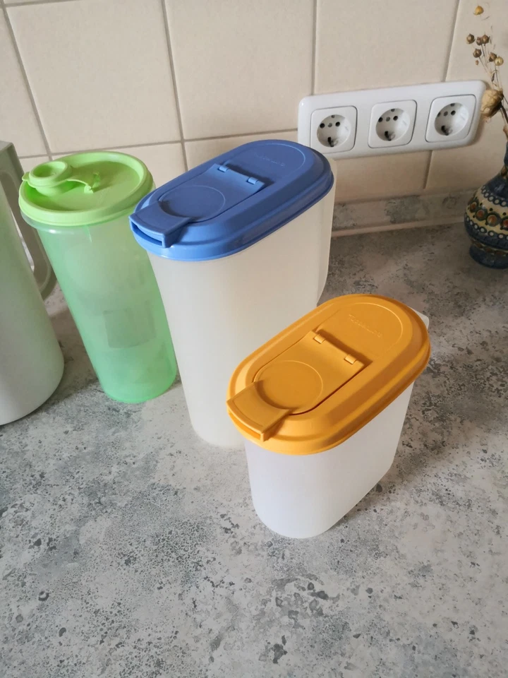 TUPPERWARE /// Getränkebehälter Kannen Flasche Mixer 5tlg ***Gebraucht*** - Bild 3 von 4