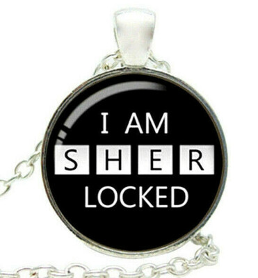 New Sherlock Necklace I Am Sher Locked Necklace Unisex Sherlock Holmes Jewelry Ebay