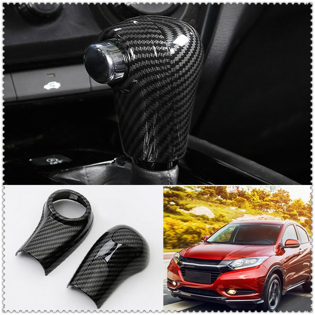 For Honda HRV HRV 162020 Carbon fiber car interior Gear shift knob
