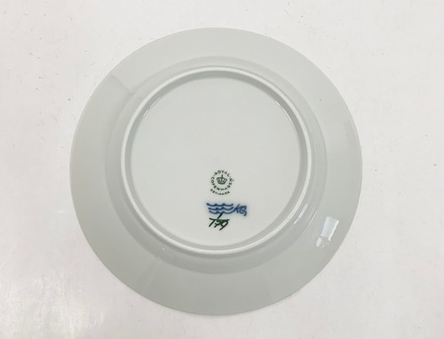 4x Royal Copenhagen Blue Fluted Plain 179 Salad Plates 19 cm - Picture 7 of 11