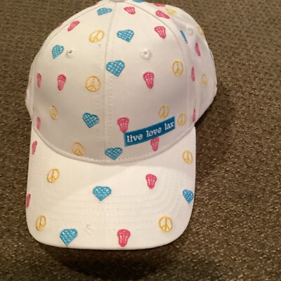 I Love Lax Adjustable Hat Brand New With Insert 