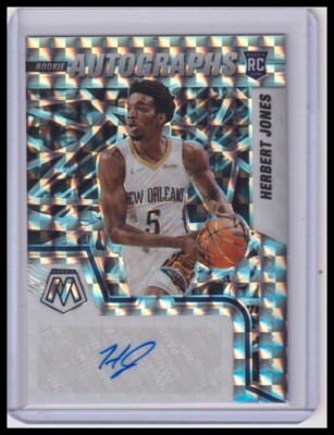 2021-22 Panini Mosaic Herbert Jones RC #RAM-HBJ Rookie Autographs 