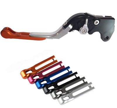 Leva Freno E Frizione In Alluminio Per Suzuki – Compatibile Con SV 1000, DL 1000 Vstrom, Hayabusa GSX 1300 R, Lucido, Set 2 Pezzi
