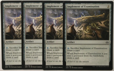 MTG 4X IMPLEMENT OF EXAMINATION 156/184 AETHER REVOLT COMMON NEAR MINT-PLAYSET