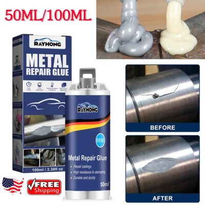 50/100ML Metal Casting Glue Replaces Welded Metal to Repair Casting Defects USA