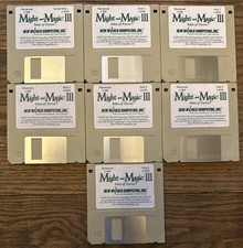 Vintage Apple Computer Macintosh Might  Magic III Game On New 1.4mb Disks