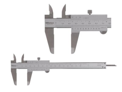 Taschen Messschieber Mitutoyo 530-104  150 mm  INOX  Ablesung 0,05 mm NEU OVP