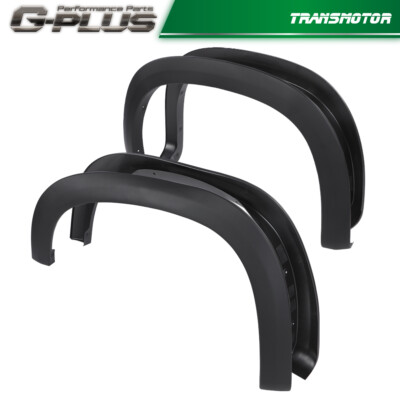 4PCS Black Factory Style Fender Flares Fit For 2019-2024 Chevy Silverado 1500