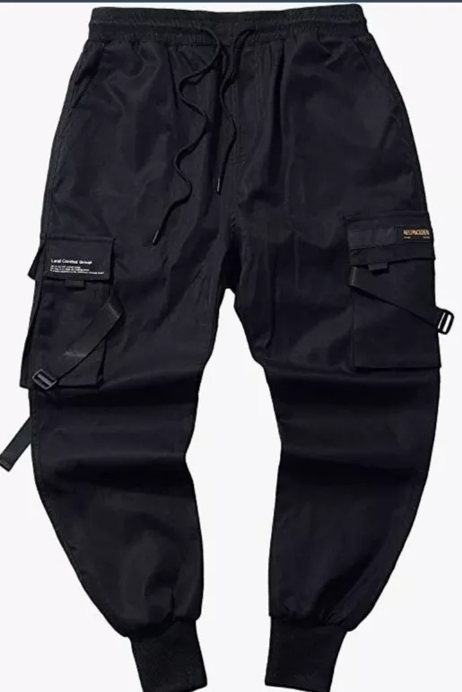 Aelfric Eden Men\'s 26x26 eBay Joggers Multi-Pockets Outdoor | Pants Fashion Black NWOT