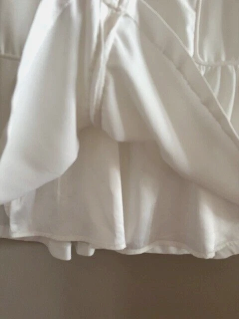 Vestido Magaschoni New York Mujer Cintura Caída Sin Mangas con Inserciones de Encaje Talla 6 Foto 4 de 4