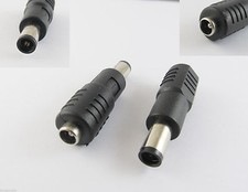 10x 2.1x5.5 to 5.0x7.4mm Male AC-DC Power Plug Connector Adapter DELL HP Laptops