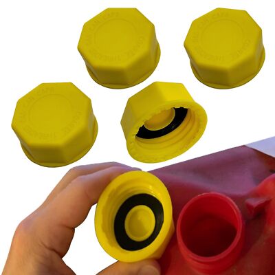 Gas Can Caps, Can Cover, Coarse Thread Cap to Prevent Fuel Leakage, Pack of 5