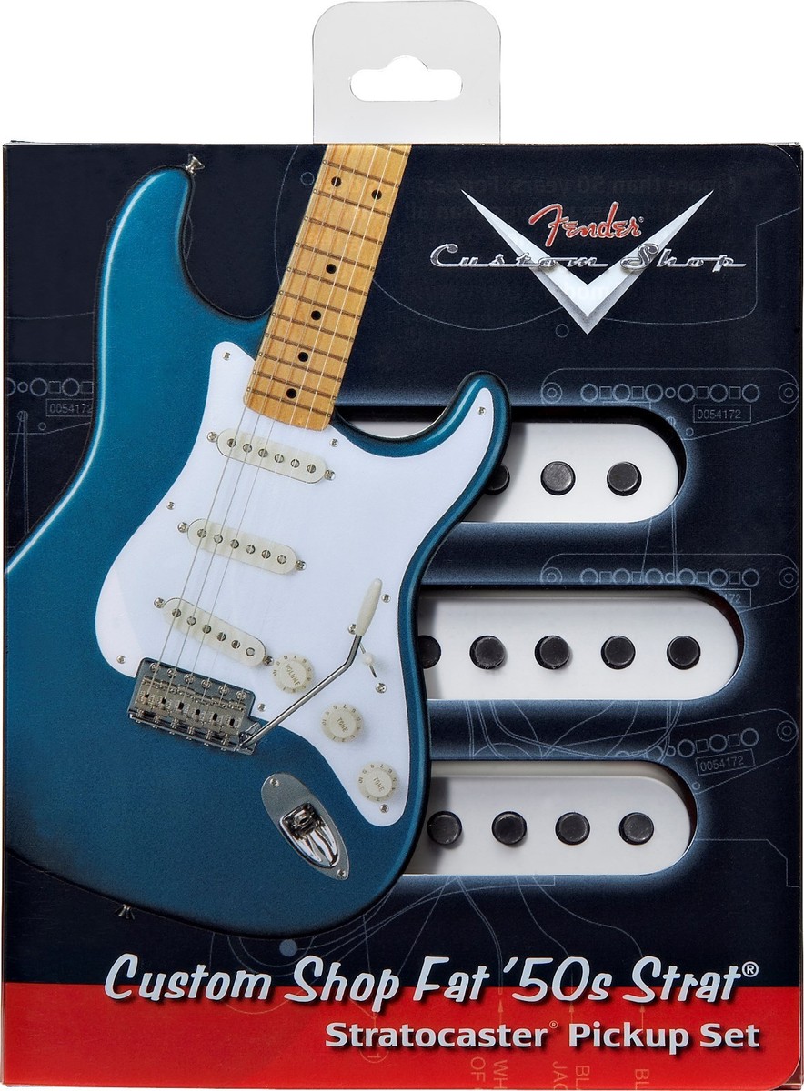 FENDER CUSTOM SHOP FAT 50'S STRAT PICKUP SET Vintage Re-Issue
