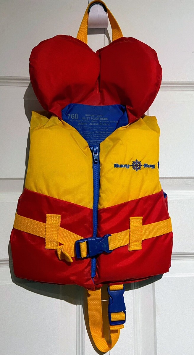【buoy buoy ブイ】bafu peach oil MULTI VEST Buoy-O-Boy Life Jacket 20-30 LBS MODEL 760 | eBay