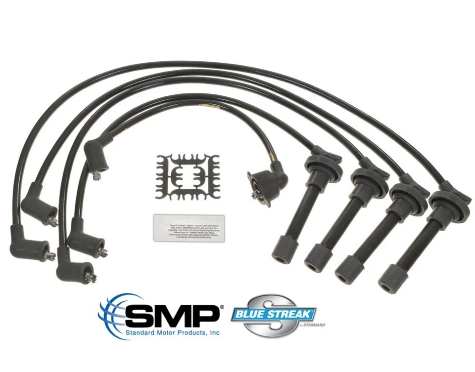 Ignition Spark Plug High Performance Wire Set for Honda ACCORD PRELUDE 2.2L 2.3L - Image 3 of 3
