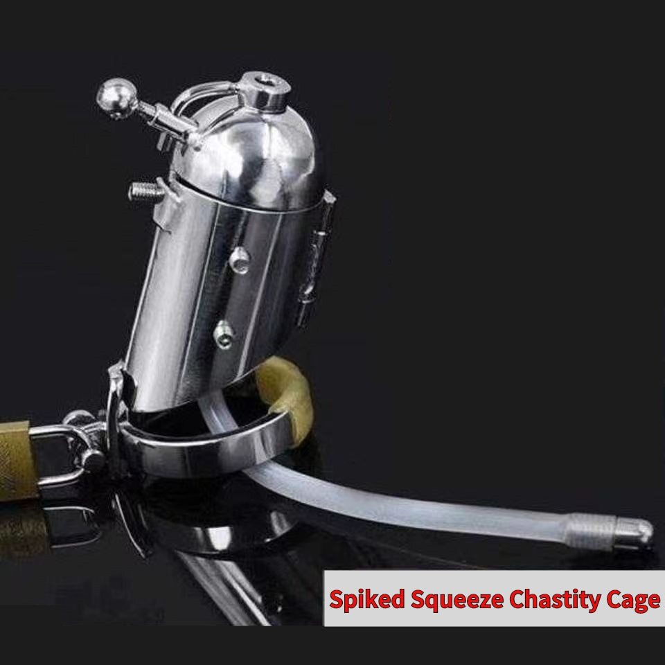 Sissy Femboy Male Chastity Cage Inescapable Devices Spikes Ring Chastity  Belt