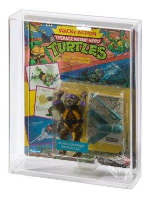 1 x GW Acrylic Display Case - Playmates Wacky Action TMNT - Wide Card (ADC-046)