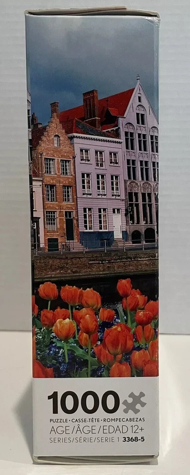 Bruges Belgium "Bon Voyage" - 1000 Piece Jigsaw Puzzle Ceaco -  Factory Sealed - Image 3 of 4
