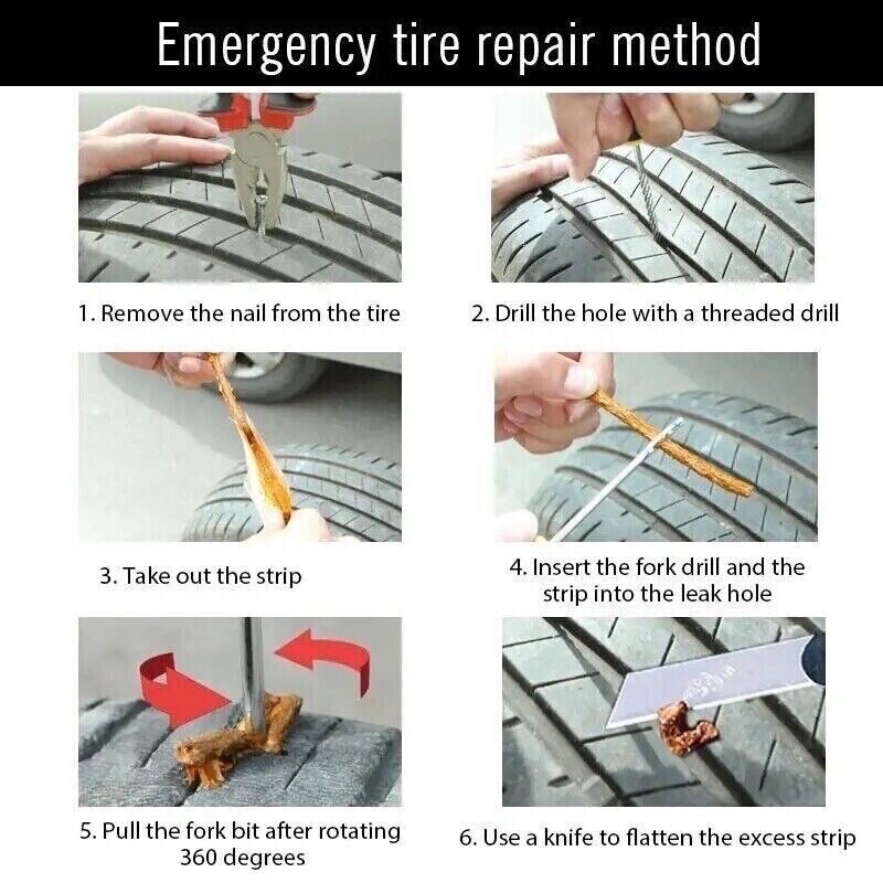 Portable Tire Repair Kit Can-Am Spyder F3 GS Roadstar RT RS-S TNT Trials