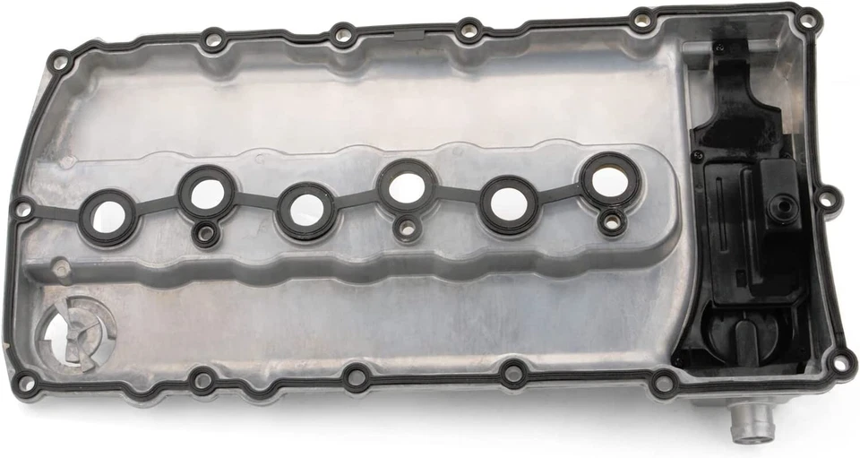 ✅Cubierta de válvula de aluminio de rendimiento mejorado para VW CC Passat Touareg Audi Q7 3,6 L Foto 4 de 4