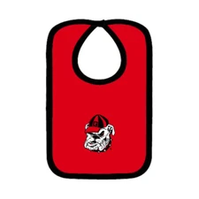 Two Feet Ahead Georgia Bulldogs Knit Bib