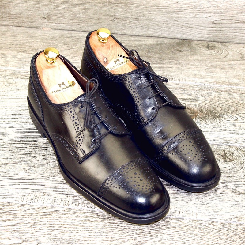 Allen Edmonds UPPER WEST SIDE  11 B Narrow  Black * add $15 Cedar Trees