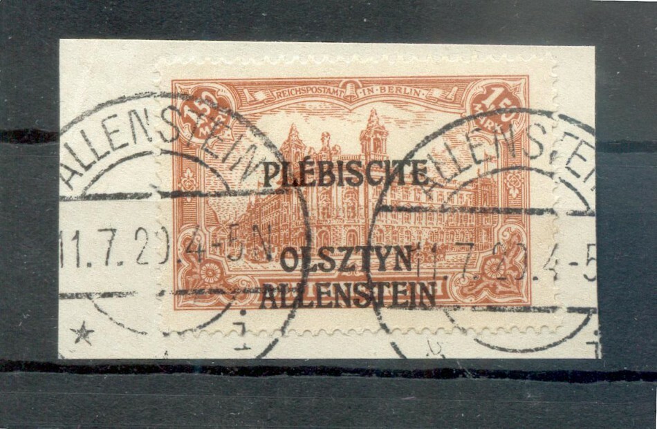 Allenstein 12b Color gest. Luxury piece of mail BPP 80EUR (72514)