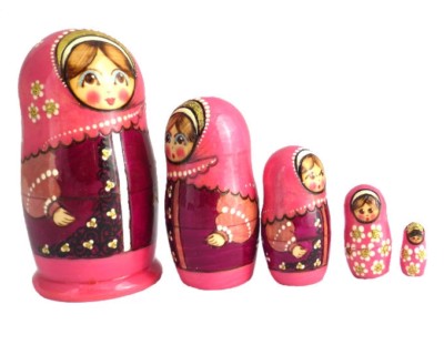 POUPEES RUSSES EMBOITABLES MATRIOCHKA RUSSE PEINTE PAR BOGOMOLOVA RUSSIE
