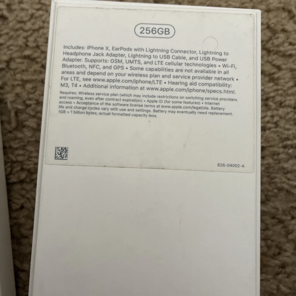 Apple iPhone X Desbloqueado 256 GB Gris espacial Foto 4 de 4