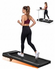 Superun Walking Pad with 6 Incline, Under Desk Treadmill for Home Office, 3 in