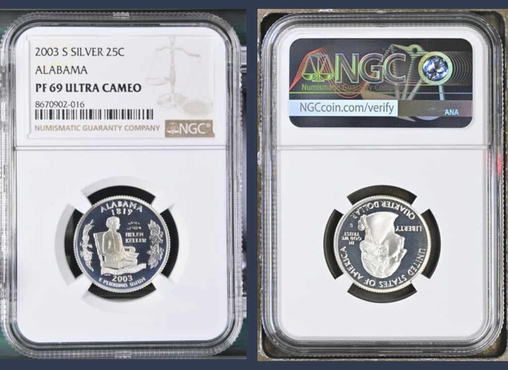 Proof Silver PR 69 NGC US State Quarters 1999-2008 for sale | eBay