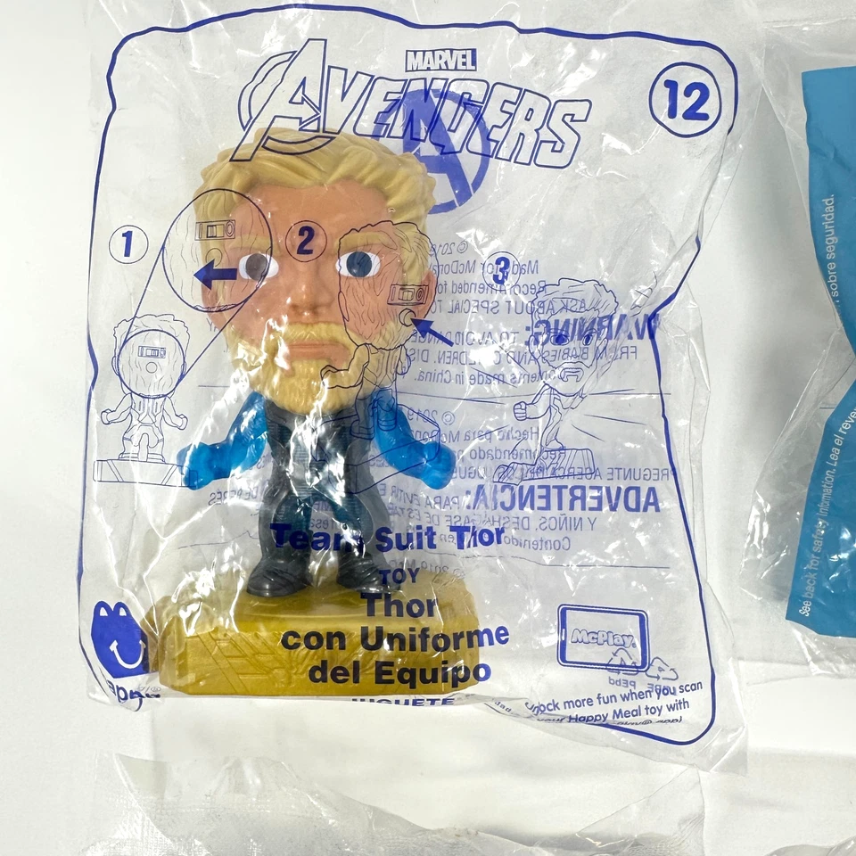 Lote de 4 Juguetes McDonald’s Happy Meal Avengers Thor Scooby-Doo Encanto Sonic NUEVO Foto 2 de 4