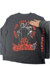 Thy Art Is Murder Hate Long Sleeve Shirt L Or XL Terror Forever Sleeve Hit