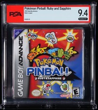 Pokemon Pinball Ruby & Sapphire Sealed Gameboy Advanced PSA 7.5 A Sealed Wata