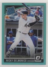 2018 Panini Donruss Optic Rated Rookie Aqua Prizm /299 Nick Delmonico Nicky 7fb