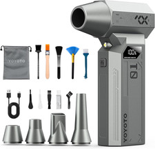 Compressed Air Duster, 150000RPM Electric Air Duster with LED Display Brushles