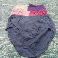 NWOT Assorted Comfort Choice 5 Pair Pack Brief Panties Size 9