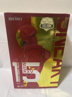 Hot Toys MMS396 Iron Man XV 15 Retro Armor Ver Used Sneaky Tony Stark Rare JP