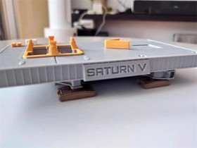 1/400 Saturn-5 Launching Tower Frame Model Rocket Painted Model Set Toy Gifts