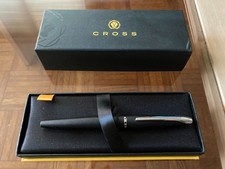 Cross ATX Basault Black Rollerball Pen – New In Original Box