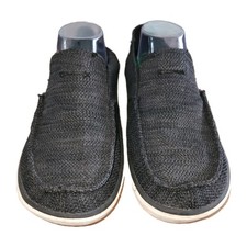 MEN'S SANUK VAGABOND TRIPPER SLUB CHARCOAL GRAY LOAFER FLAT SIZE 9