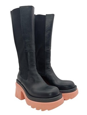 L ESTROSA Halbstiefel Damen Stiefel Gr. DE 38 schwarz Casual-Look